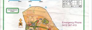 2017 Australian Orienteering Schools Sprint Championships Map 2