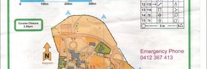 2017 Australian Orienteering Schools Sprint Championships Map 1